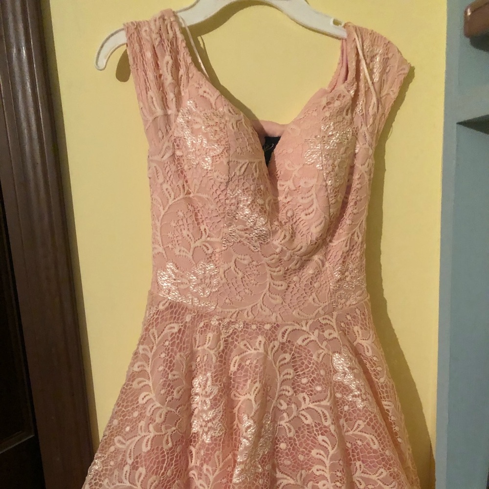 Baby Pink Semi Formal Dress
